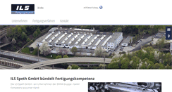 Desktop Screenshot of ils-fertigungstechnik.de